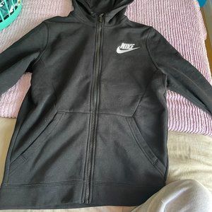 Youth black NEW zip hoodie